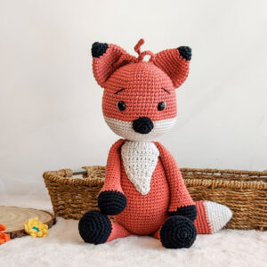Receita da Raposinha Nina em Amigurumi