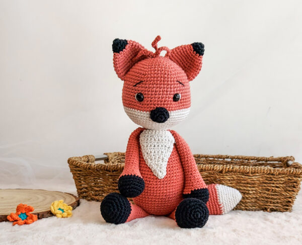 Receita da Raposinha Nina em Amigurumi