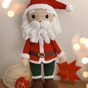 Receita do Papai Noel em Amigurumi