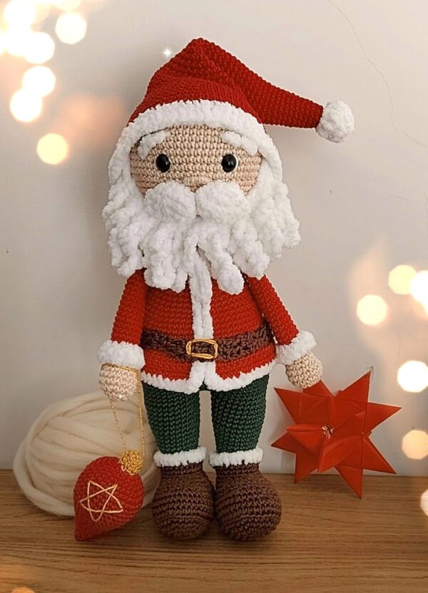 Receita do Papai Noel em Amigurumi