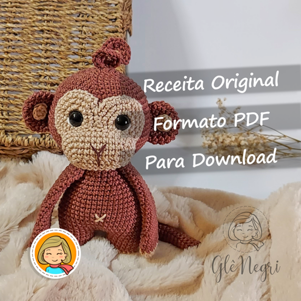 Receita Macaquinho Lolo em Amigurumi - Image 3